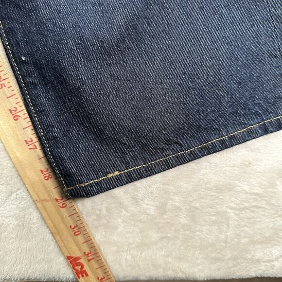 Levi's 501 Jeans Dark Blue Original Fit Denim Button Fly Big E Men's Size 32x30 - Picture 6 of 14